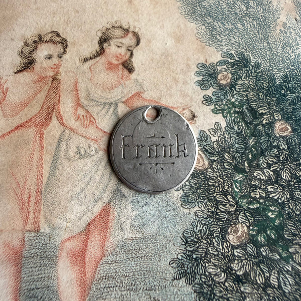 Victorian Frank Love Token Charm