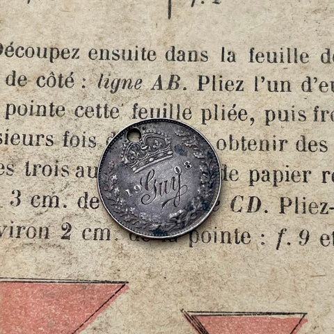 Victorian Guy Love Token Charm