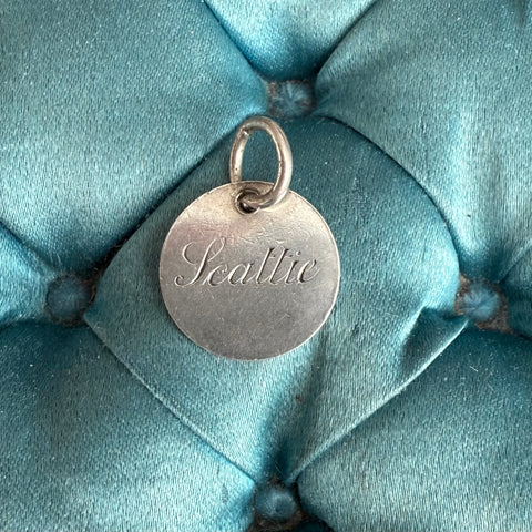 Victorian Scattie Love Token Charm
