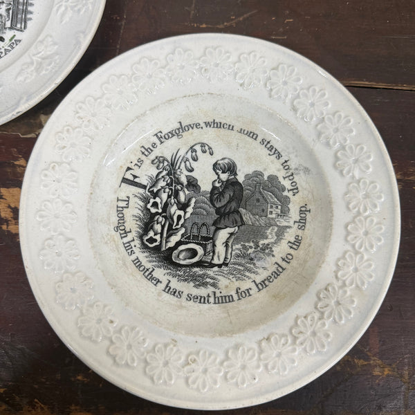 Victorian 1880s Transfer Plates