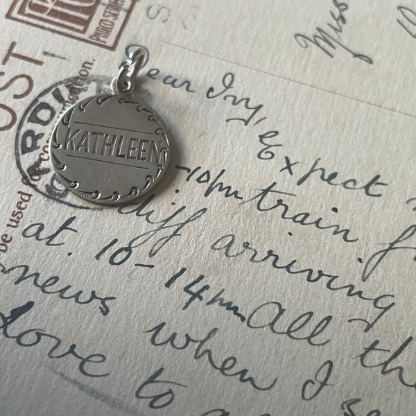 Victorian Kathleen Love Token Charm