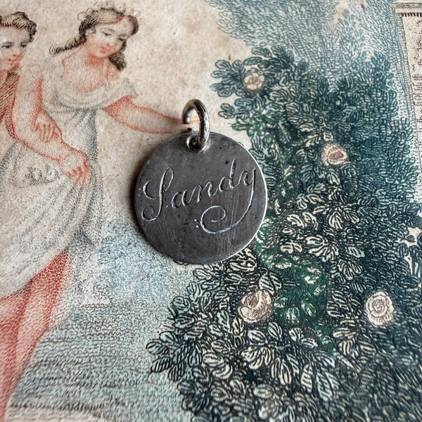 Victorian Sandy Love Token Charm