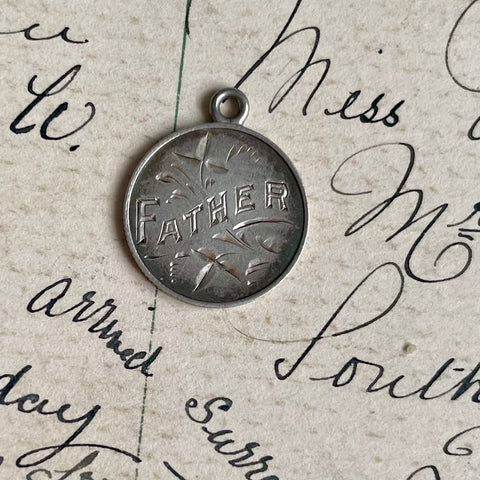 Victorian Father Love Token Charm