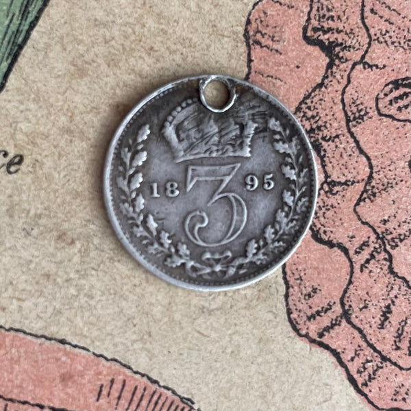 Victorian GP Heart Pictorial Love Token Charm