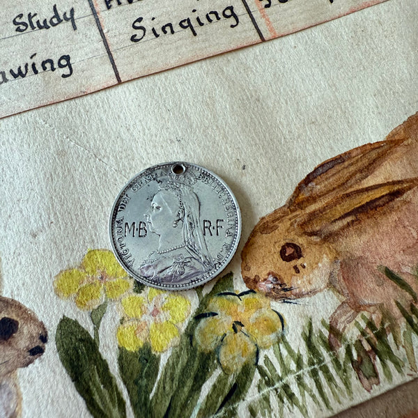 Victorian MB RF Love Token Charm