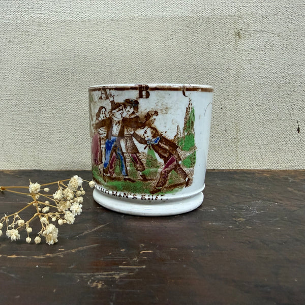 Antique Victorian Blind Mans Bluff Cup