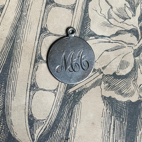 MA Initial Love Token Charm