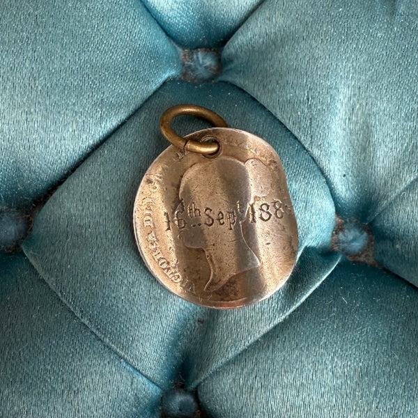 Victorian 16th Sept 1888 Love Token Charm