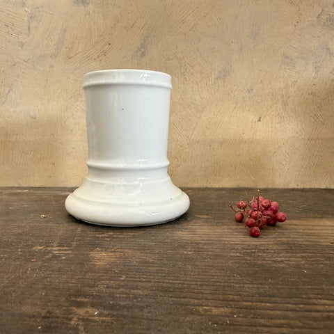 Antique Ironstone Match Holder