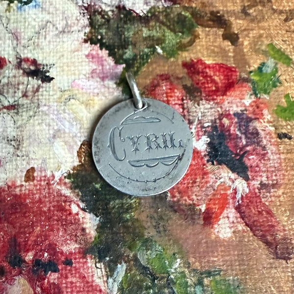 Victorian Cyril Love Token Charm