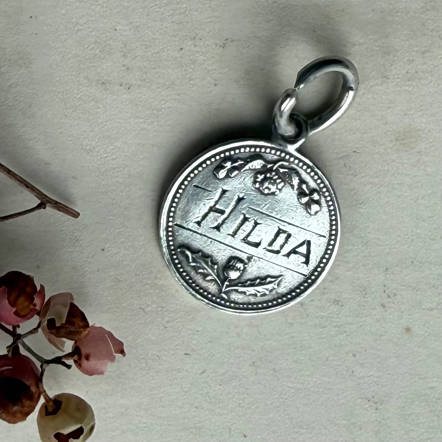 Victorian Hilda Love Token Charm