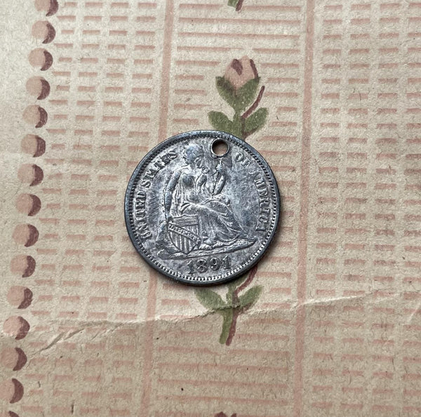 Victorian Emma Shoe Love Token Charm
