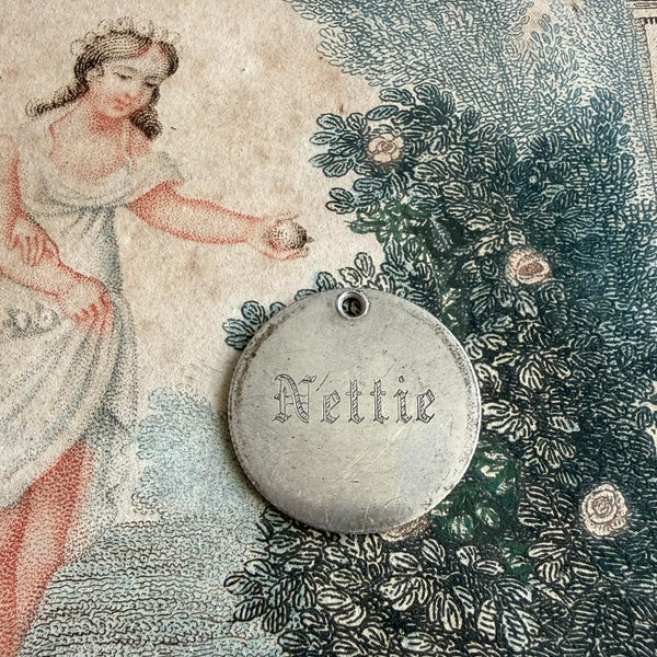 Victorian Nettie Love Token Charm