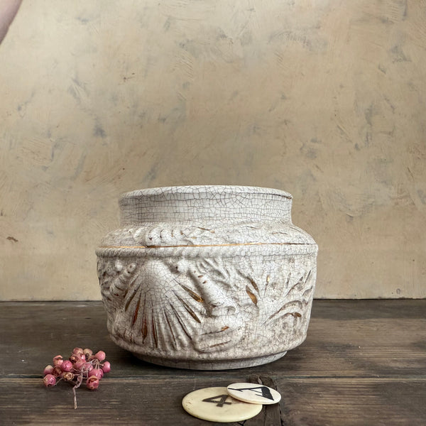 Antique Crazed Pot