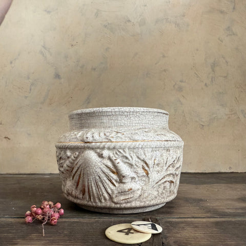 Antique Crazed Pot