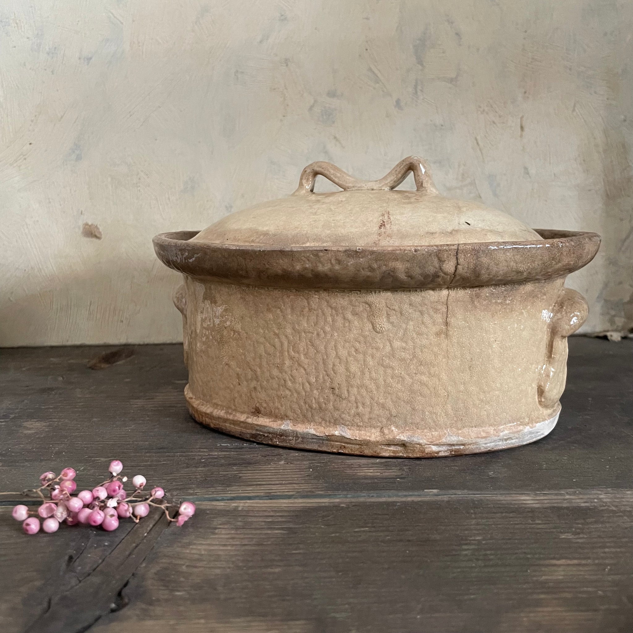 Antique French Confiture Pot