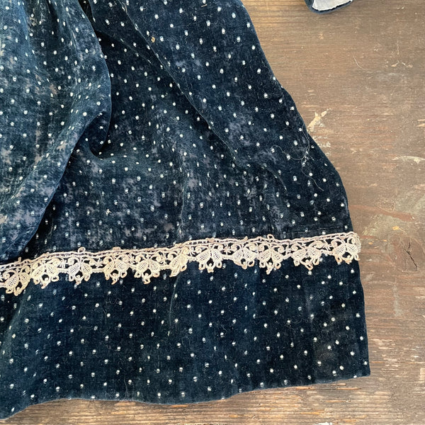 Antique Velvet Dolls Dress
