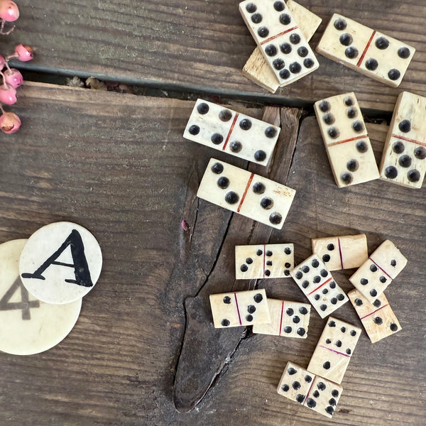 Antique Bone Dominos
