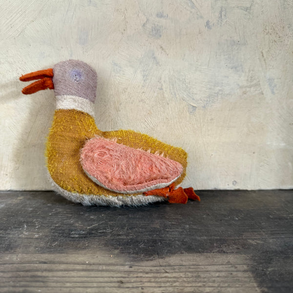 Antique Straw Duck