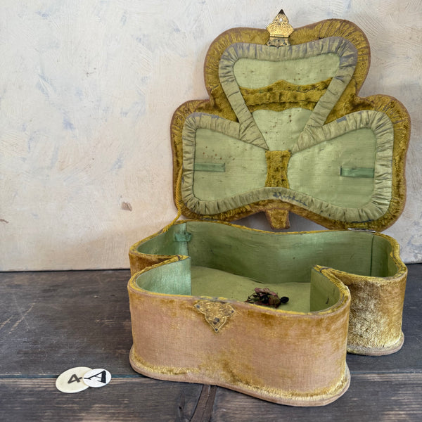 Antique Velvet Box