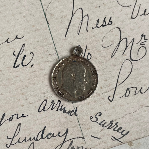 Victorian JM Love Token Charm