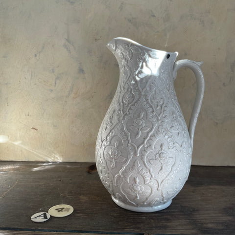 Antique Imprint Jug Floral