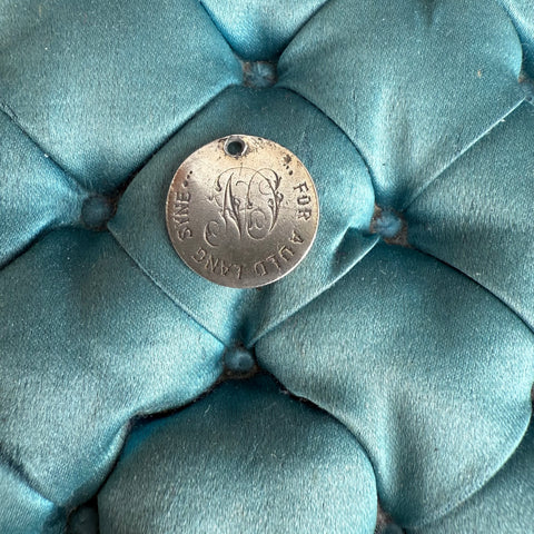 Victorian AD Auld Lang Syne Love Token Charm
