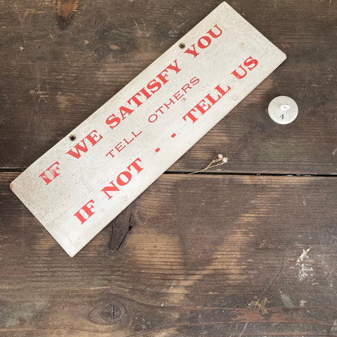 Vintage 1930s Shop Sign