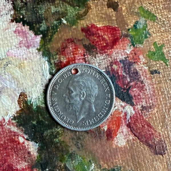 Victorian ‘To D from M’ Love Token Charm