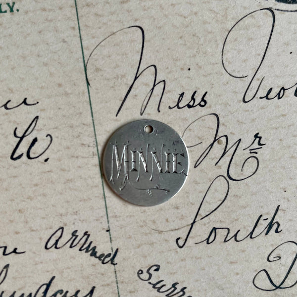 Victorian Minnie Love Token Charm