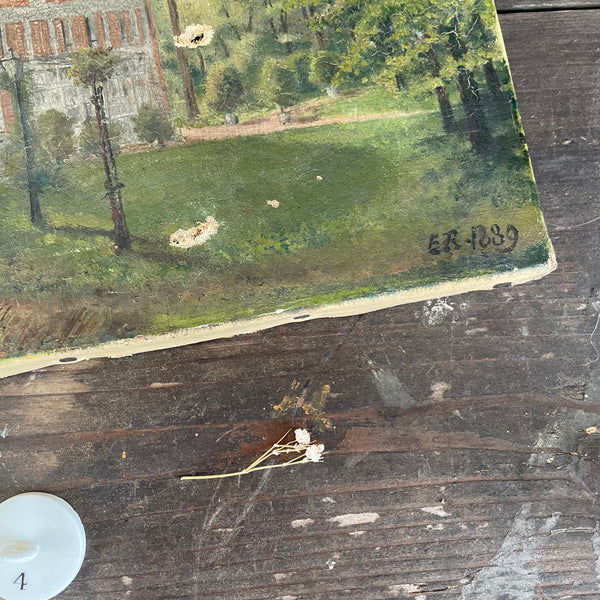 Antique 1889 Painting
