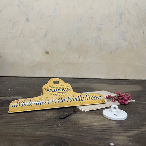 Antique Adertising Paper Clip