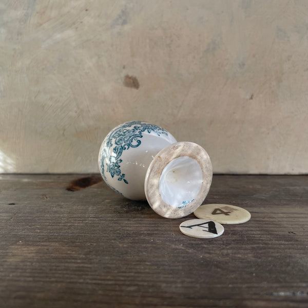 Antique Transfer Egg Cup