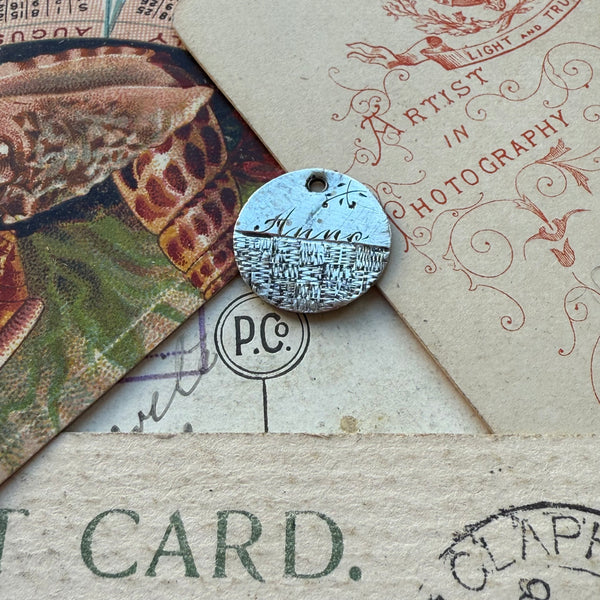 Victorian Anne Love Token Charm