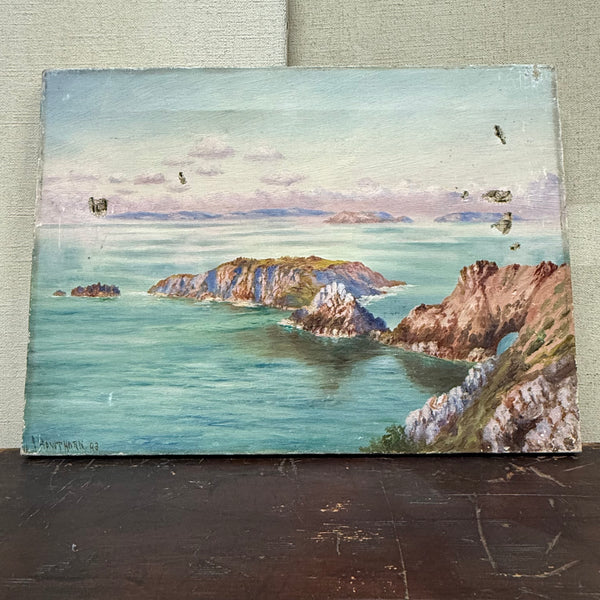 Antique Sea 1893 Painting on Canvas