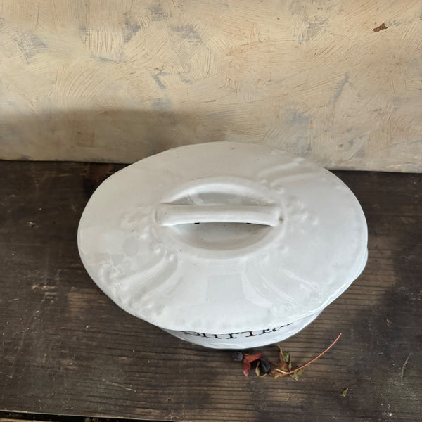 Antique Victorian Butter Dish