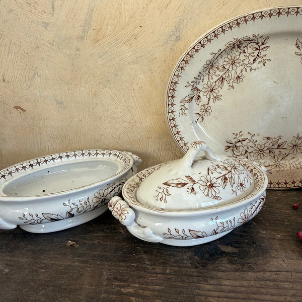 Antique Floral Childs Tea Set