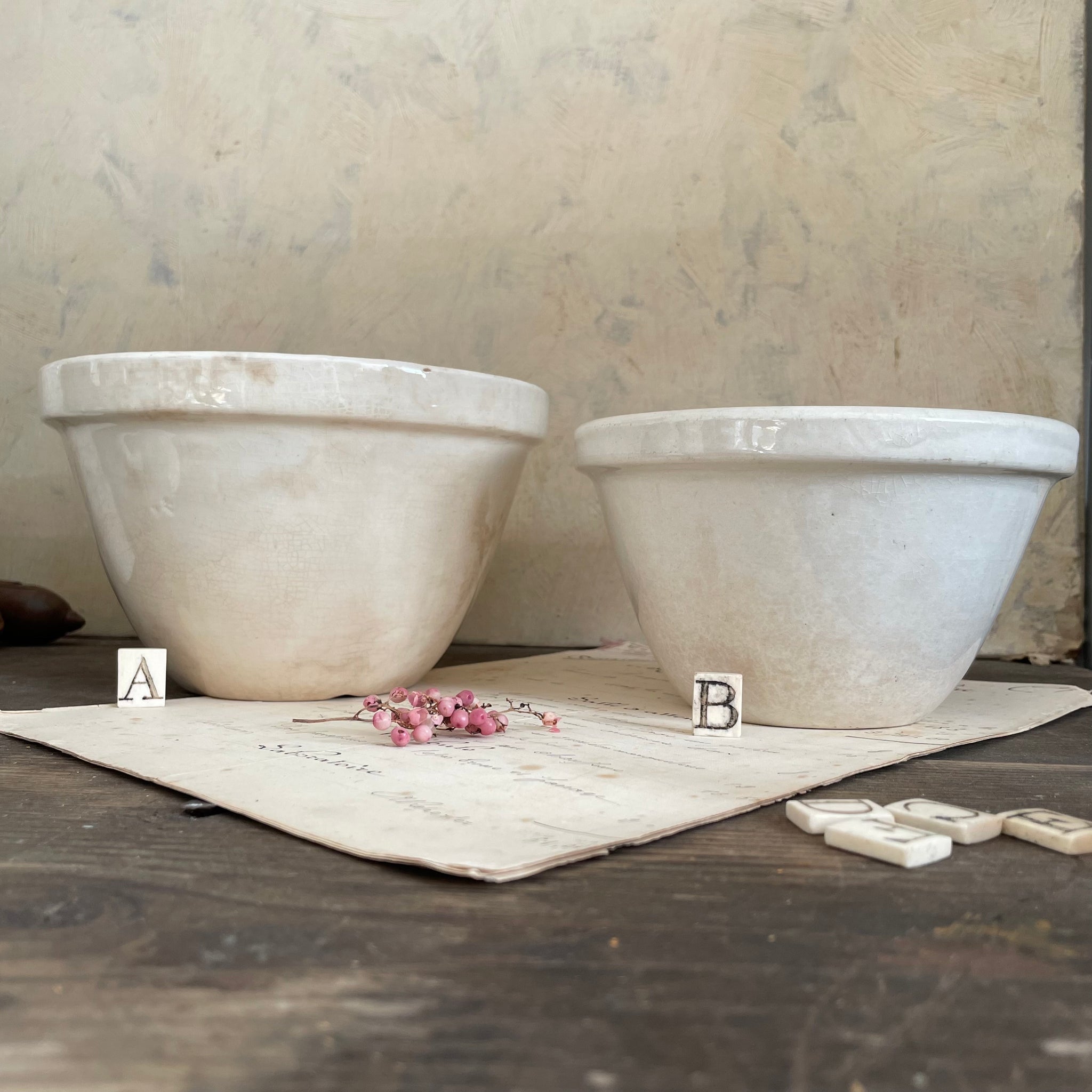 Victorian Ceramic Stained Bowl