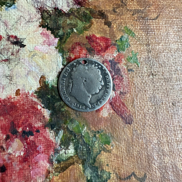 Victorian JW Love Token Charm