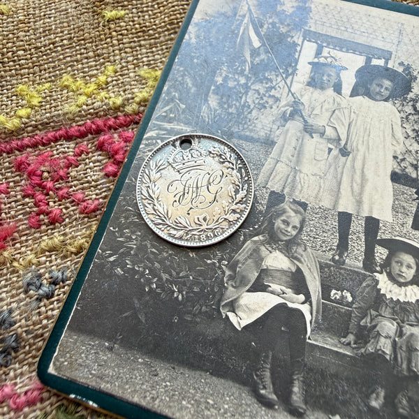 Victorian FNG Love Token Charm