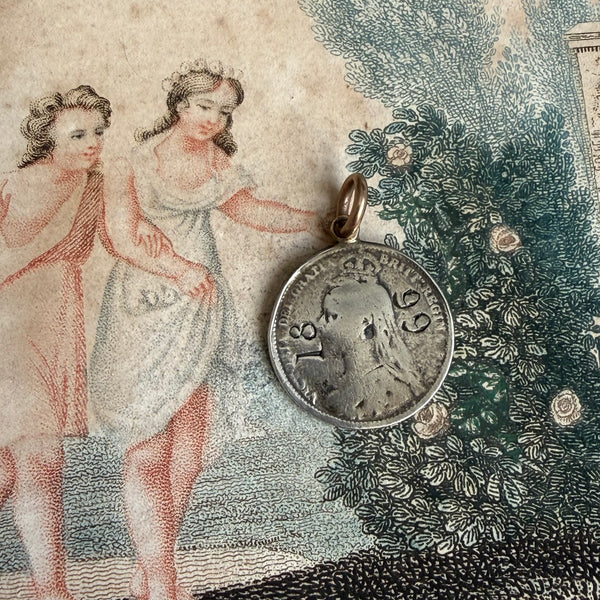 Victorian Daddy Love Token Charm