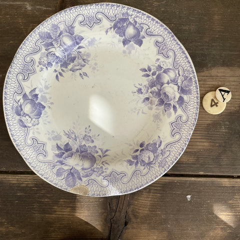 Beautiful Purple French Fruit Plate