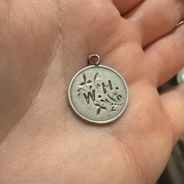 Victorian WH Love Token Charm