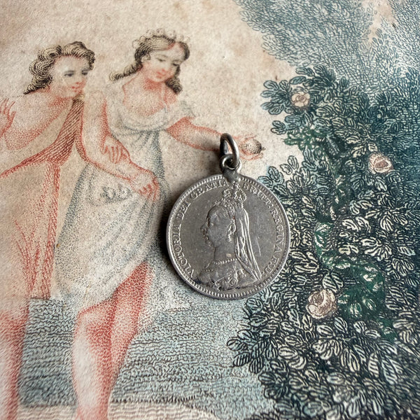 Victorian JC Love Token Charm