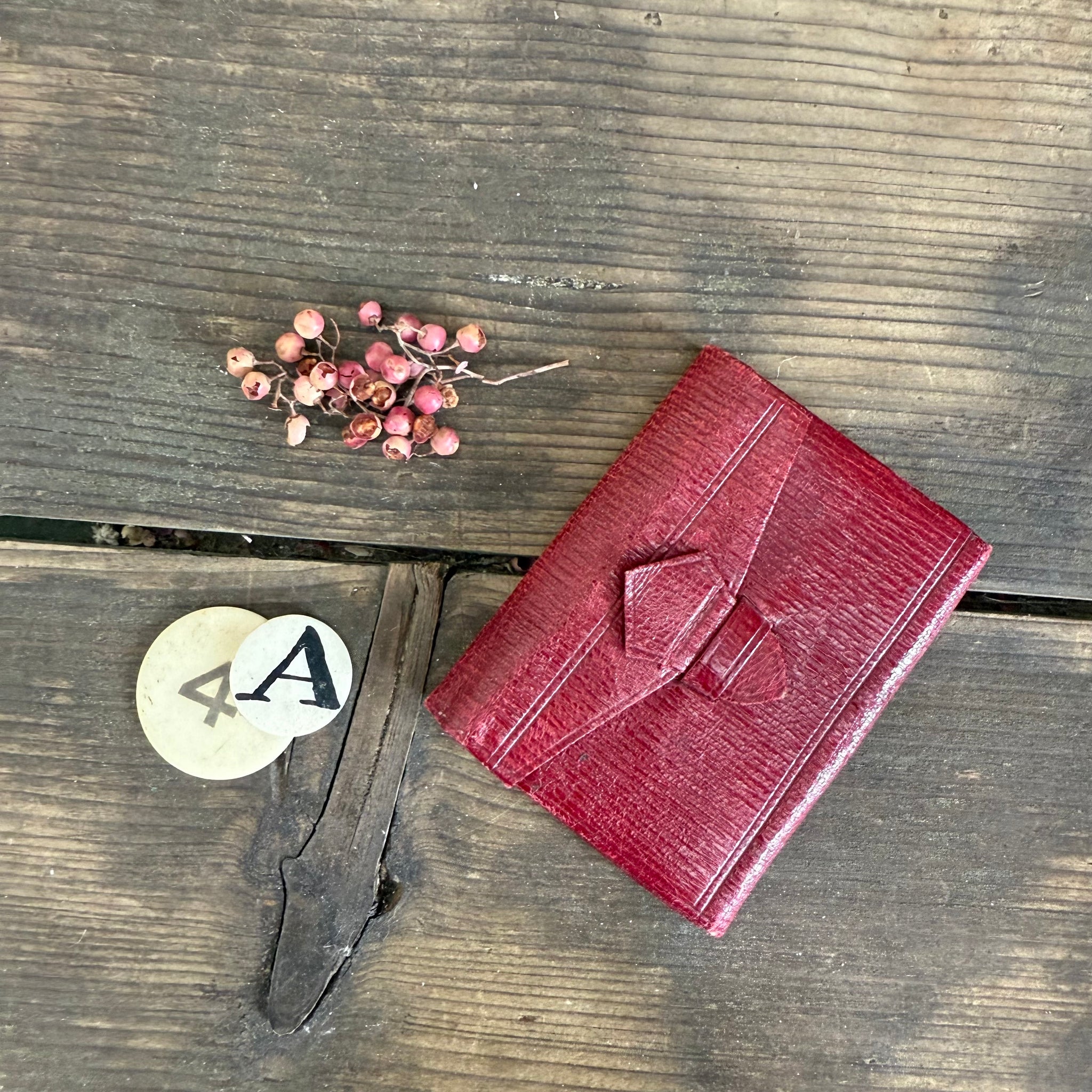 Antique Folding Photo Album