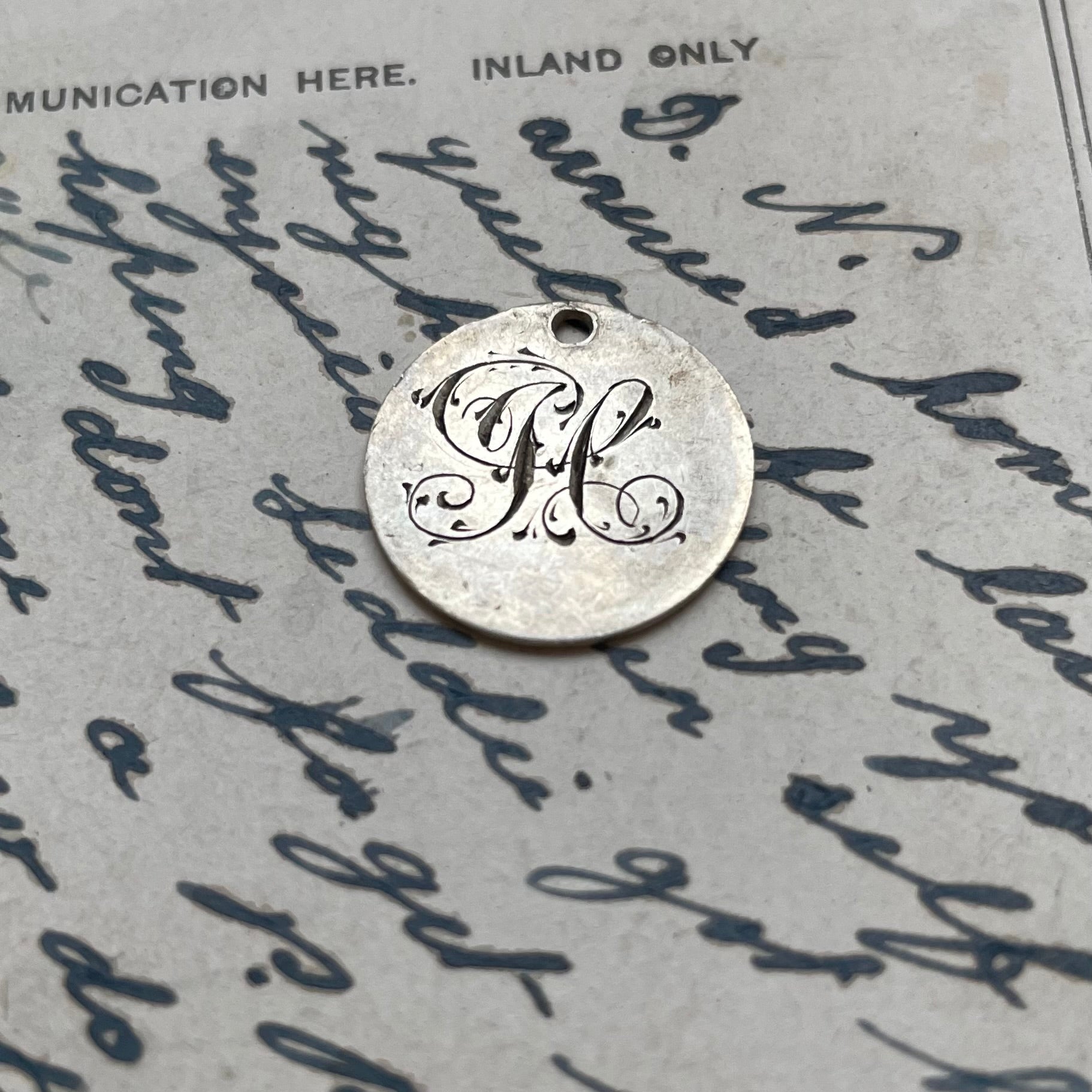 Victorian JC Love Token Charm