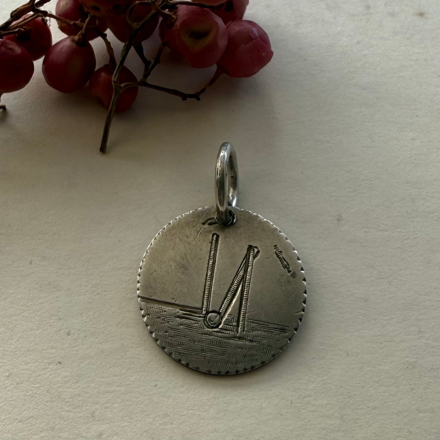 Victorian Cricket Love Token Charm