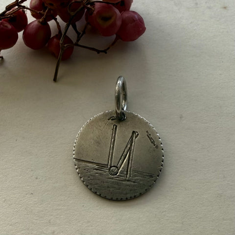Victorian Cricket Love Token Charm