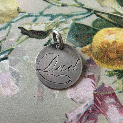 Victorian Dad Love Token Charm