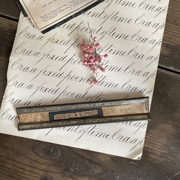 Vintage Advertising Ruler